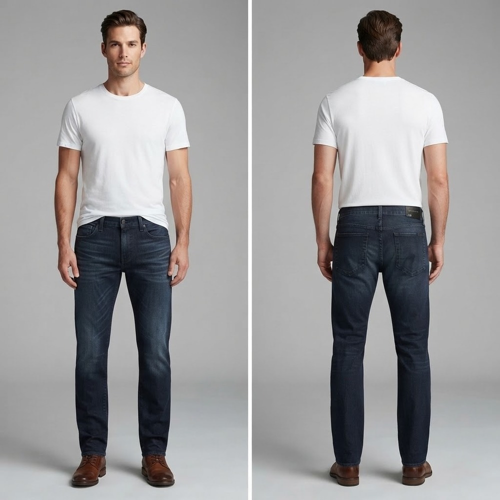 Joe's Jeans Mens The Brixton Straight Narrow Kensington Dark Wash Denim 32x34